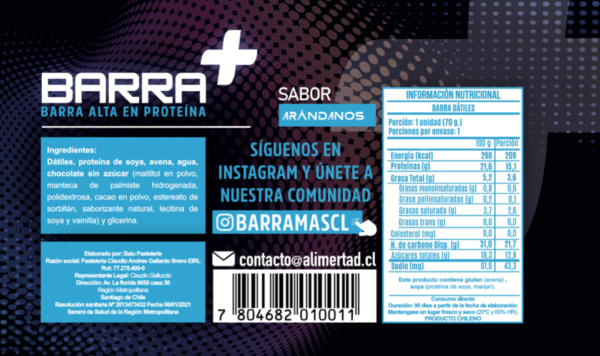 BarraMas Sabor Arándanos